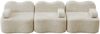 Ecksofa Beige aus Samt, modulares Boneless-Sofa mit tiefer Sitzfläche und 32D-Schaum,70 x 288 x 98 cm Bild 4
