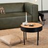 Bronx71 Couchtisch rund Zita schwarz Bild 4
