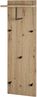 Wandgarderobe >37448< in eiche, schwarz, MDF, Metall - 30x100x20cm (BxHxT) Bild 3
