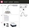 Paulmann 5180 Bundle Zigbee smik Gateway LED Einbauleuchte Nova Plus Coin Basisset tunable white Bild 2