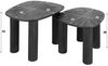 KAWOLA Couchtisch INKA Set 2-tlg. Teakholz braun viereckig 38 x 61 x 76 cm Bild 5