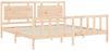 vidaXL Massivholzbett mit Kopfteil 180x200 cm 3192181 Bild 5