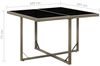 vidaXL Gartentisch Grau 109x107x74 cm Poly Rattan und Glas 316765 Bild 5