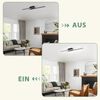 ZMH Deckenleuchten Glitzerlife LED-Deckenleuchte schwarz – moderne DeckenlampeLED, LED fest integriert, Tageslichtweiß, für Wohnzimmer, Schlafzimmer, Flur, Küche, Badezimmer, Balkon Bild 4