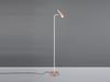 LED Leseleuchte Metall Coffee / Weiß, Spot schwenkbar, Höhe 151cm Bild 3