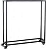 Kaminholzregal innen Metall BETTA - mit Rollen, 25x80x100 Brennholzregal innen Kaminholzständer Kaminholzhalter Feuerholzregal Innen Holz stapeln Wohnzimmer Bild 5