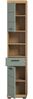 Xonox Scout Hochschrank (B/H/T: 37x191x31 cm) in Salbei und Artisan Eiche Nachbildung Bild 3