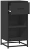 vidaXL Sideboard Schwarz 35,5x35x76 cm Holzwerkstoff und Metall 848954 Bild 5
