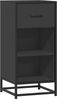 vidaXL Sideboard Schwarz 35,5x35x76 cm Holzwerkstoff und Metall 848954 Bild 2