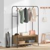 vidaXL Kleiderständer Braun Eichen-Optik 100 x 44 x 160 cm 868456 Bild 4
