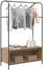 vidaXL Kleiderständer Braun Eichen-Optik 100 x 44 x 160 cm 868456 Bild 3