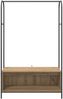 vidaXL Kleiderständer Braun Eichen-Optik 100 x 44 x 160 cm 868456 Bild 5