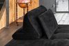 KAWOLA Sofa WIOLO Ecksofa velvet mit Hocker anthrazit 80 x 350 x 350 cm Bild 5