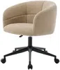 Vente-unique - NOMITIO Office chair Stoff Beige - B 57 cm x H 79 cm71 cm x L 61 cm Bild 3