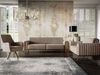 Sofa Designersofa VALERIE 3-Sitzer in Stoff Elisa Velvet Cappuccino Bild 4