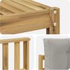 vidaXL Outdoor-Sofagarnitur 9 pcs Weiß und Hellgrau 79 x 79 x 37 cm 3386230 Bild 5