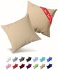 Buymax Kissenbezüge Kissenbezug 100% Baumwolle Premium Jersey, (2 Stück), Kissenhüllen, Reißverschluss, atmungsaktiv, unifarben, einfarbig Bild 5
