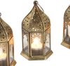 Orientalische Glas-Windlichter Nael Transparent 3er Set Bild 2