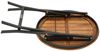 DEGAMO Bistrotisch LIENZ (1-St), 61,5cm rund, klappbar, Akazienholz, Stahlgestell schwarz Bild 4