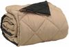 vidaXL Sommerdecke Schwarz und Taupe 220 x 260 cm Mikrofaser 42025498 Bild 5