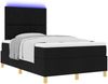 vidaXL LED Boxspringbett mit Matratze Schwarz 120 x 200 cm Stoff 3343168 Bild 3