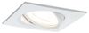 Paulmann No. 93472 LED Einbauleuchte Nova eckig 6,5W GU10 Weiß matt 3er-Set dimmbar Bild 2