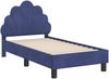 vidaXL Kinderbettgestell mit Kopfteil Polizeiblau 70 x 140 cm Samt 42011140 Bild 4