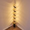 hofstein Stehlampe »Delia« Stehleuchte aus Metall in Schwarz/Gold, 3000 Kelvin, 30 Watt, 2400 Lumen, Standleuchte m. An-/Ausschalter am Kabel Bild 5