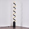 hofstein Stehlampe »Delia« Stehleuchte aus Metall in Schwarz/Gold, 3000 Kelvin, 30 Watt, 2400 Lumen, Standleuchte m. An-/Ausschalter am Kabel Bild 2