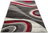 Mazovia Designteppich Modern Teppich Kurzflor Wohnzimmerteppich Robust und pflegeleicht GRAU, 60x100 cm, Fußbodenheizung,Allergiker geeignet,Farbecht,Pflegeleicht,Geometrisch Bild 3