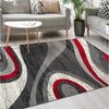 Mazovia Designteppich Modern Teppich Kurzflor Wohnzimmerteppich Robust und pflegeleicht GRAU, 60x100 cm, Fußbodenheizung,Allergiker geeignet,Farbecht,Pflegeleicht,Geometrisch Bild 2