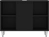 vidaXL Badschrank Schwarz 80x33x60 cm Holzwerkstoff 831629 Bild 5