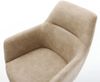 Esszimmerstuhl Pejo-Flex Mikrofaser Beige Vintage 4-Fuß konisch Edelstahl Taschenfederkern Bild 4