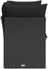 vidaXL Gartensofa mit Kissen 2-Sitzer Schwarz Poly Rattan 365963 Bild 5