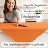 matches21 HOME & HOBBY Tischdecke Tischdecke 90x90 cm in Altrosa für Esstisch & Küche (1-tlg), Waschbares Tischtuch mit gewelltem Rand Bild 2