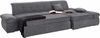DOMO collection Ecksofa NMoric XXL, B/T/H: 300/172/80cm, Revamierenabschluss L-Form, wahlweise mit Bettfunktion und Armlehnverstel,lung Bild 3