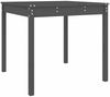 vidaXL Gartentisch Grau 82,5x82,5x76 cm Massivholz Kiefer 823964 Bild 2