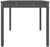 vidaXL Gartentisch Grau 82,5x82,5x76 cm Massivholz Kiefer 823964 Bild 5