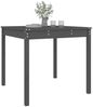 vidaXL Gartentisch Grau 82,5x82,5x76 cm Massivholz Kiefer 823964 Bild 4