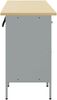 vidaXL Werkbank mit Schubladen 4 pcs Rot und Grau 200 x 55 x 85 cm 3321385 Bild 4