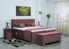 Meisterbetten Boxspringbett Lapi 160x200 in VS-Flieder, Matratzenbezug Nano, Ergoflex-Topper Bild 4