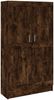 vidaXL Bücherschrank Räuchereiche 82,5x30,5x150 cm Holzwerkstoff 815612 Bild 2