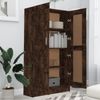 vidaXL Bücherschrank Räuchereiche 82,5x30,5x150 cm Holzwerkstoff 815612 Bild 3