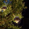 LED Solar Hängeleuchte, rostfarben, H 14 cm Bild 2