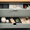 Badmöbel Set 2-teilig in grün und Eiche mit 80cm Waschtisch, NEWPORT-56-GREEN Bild 2