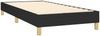 vidaXL Boxspringbett mit Matratze & LED Schwarz 100x200 cm Stoff 3133775 Bild 5