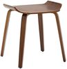 Signature Beistelltisch mit Nussbaum-Finish H53,5 cm - ANATOLE - Dunkles Holz Bild 3