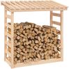 vidaXL Kaminholzregal 108x64,5x110 cm Massivholz Kiefer 822437 Bild 4