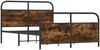 Einzelbettgestell Design für Erwachsene ohne Matratze 120x190 cm Räuchereiche Holzwerkstoff d3855e Bild 3
