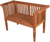 Teakholz Gartenbank - bene living - Newport 120 cm Bild 2